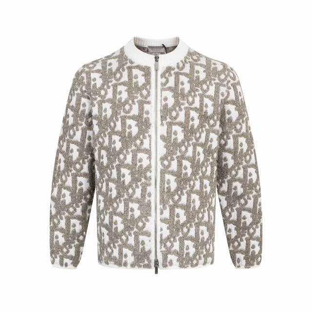 Exclusive Supply Cd 25Fw Dior Oblique All-over Jacquard Cardigan. Developed from