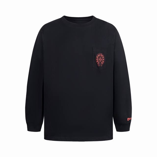 Exclusive Supply Ch Chrome Hearts Anime Print Long-Sleeve Shirt. Made of 26-coun