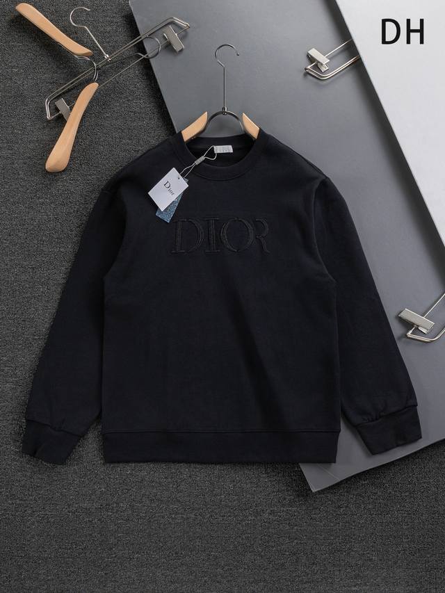 Dior Cd Wide Fit Sweatshirt, S-XL, 25Ss Autumn/Winter Collection. A timeless cla