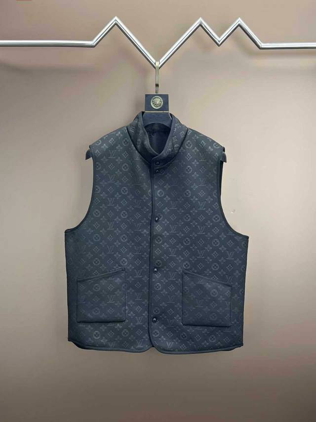 Louis Vuitton's new 25Ss reversible vest features a lightweight padding and is
