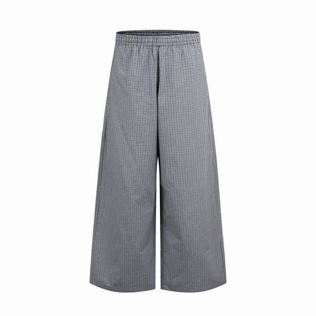 Exclusive Supply Blcg 25Ss Cotton Linen Check Trousers. Originally purchased fro