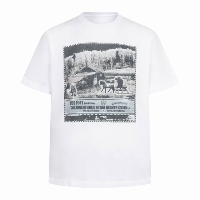 Exclusive Supply Ch Chrome Hearts Foti Oil Painting Print Short-Sleeve T-Shirt.