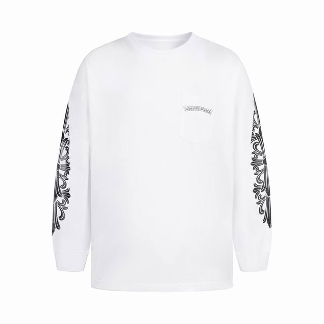 Exclusive Supply Ch Chrome Hearts Graffiti Limited Edition Long-Sleeve White Fab