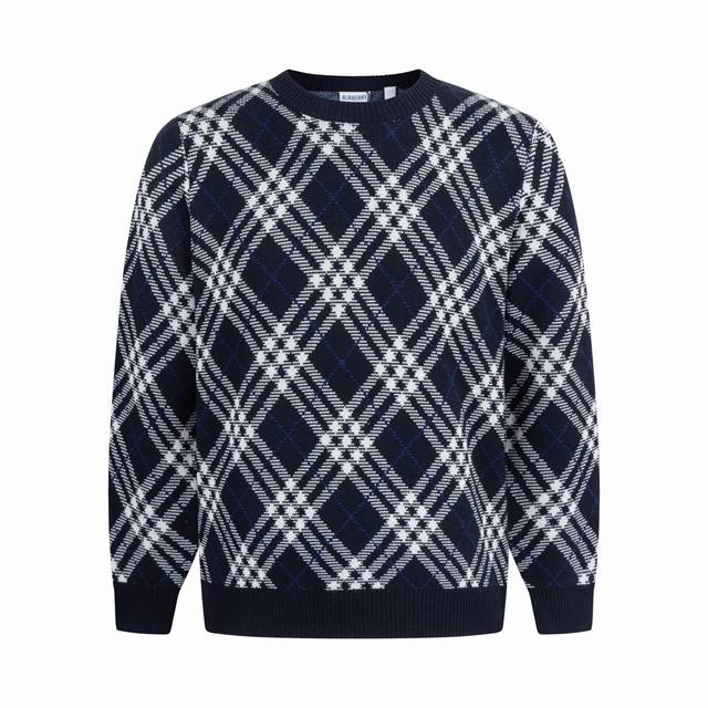 Exclusive Supply Burberry Diamond Check Crew Neck Sweater. Developed from origin