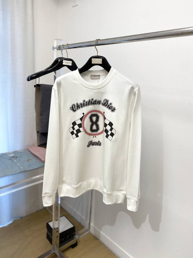 Dior, 2025 latest sweatshirt, stylish and cool, featuring a premium printed log