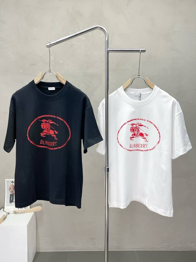 Burberry Exclusive New Original Men's Casual Spring/Summer Short-Sleeve T-Shirt,