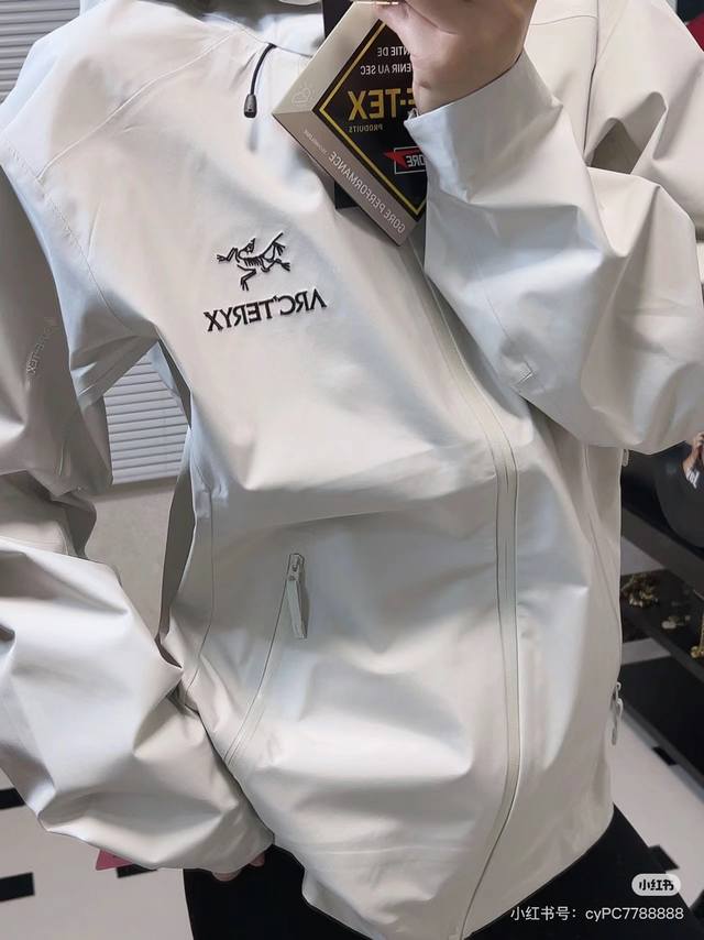 Color: Ivory White Sizes: S, M, L, XL, 2XL New Autumn/Winter Arc'teryx Lt Gore-