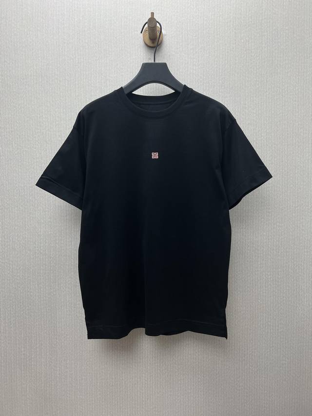 Givenchy 25Ss New Solid Color Crew Neck Pullover Short Sleeve T-Shirt Men's Hig