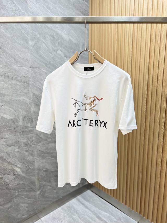 Arc Arc'teryx 2025 Spring/Summer New Arrival Crew Neck Mercerized Cotton Short-S