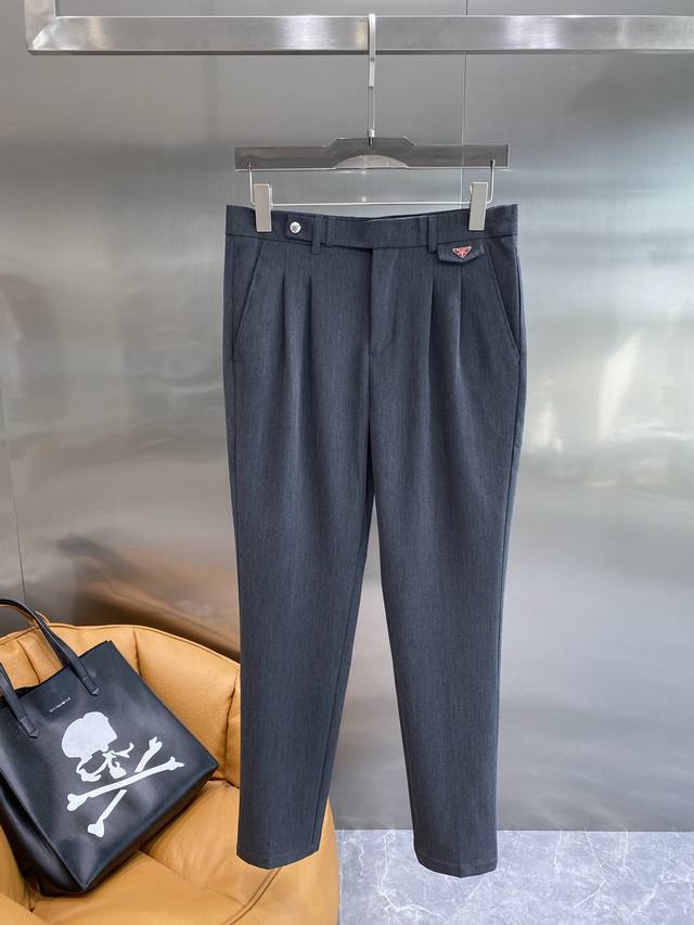 Prada trousers, understated luxury and incredibly eye-catching! The pleated tex