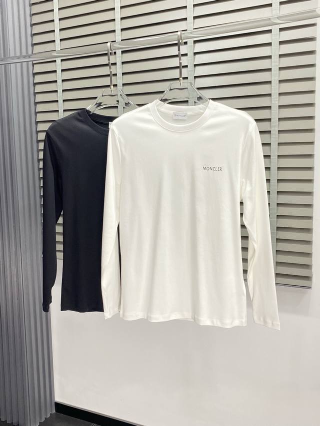 Moncler Exclusive New Original Men's Casual Long-Sleeve Shirt, High-End Custom V