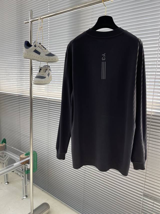 Y-3 2025Fw Long-Sleeve Series Size: M-5XL Fit: Slightly Oversized Weight: 245g C