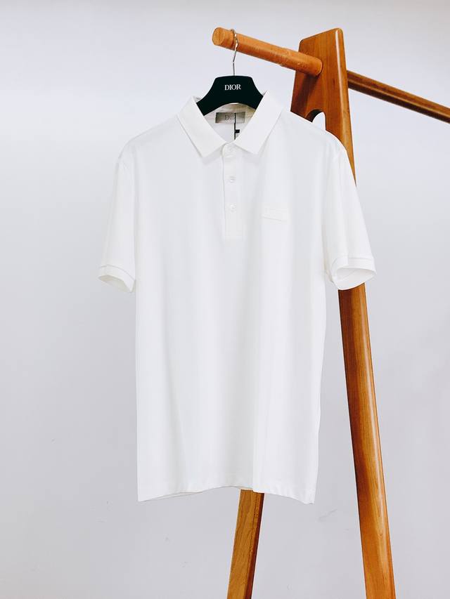 Dior Homme 2025 Spring/Summer New Arrival (Cd) Collared Short-Sleeve T-Shirt ( )