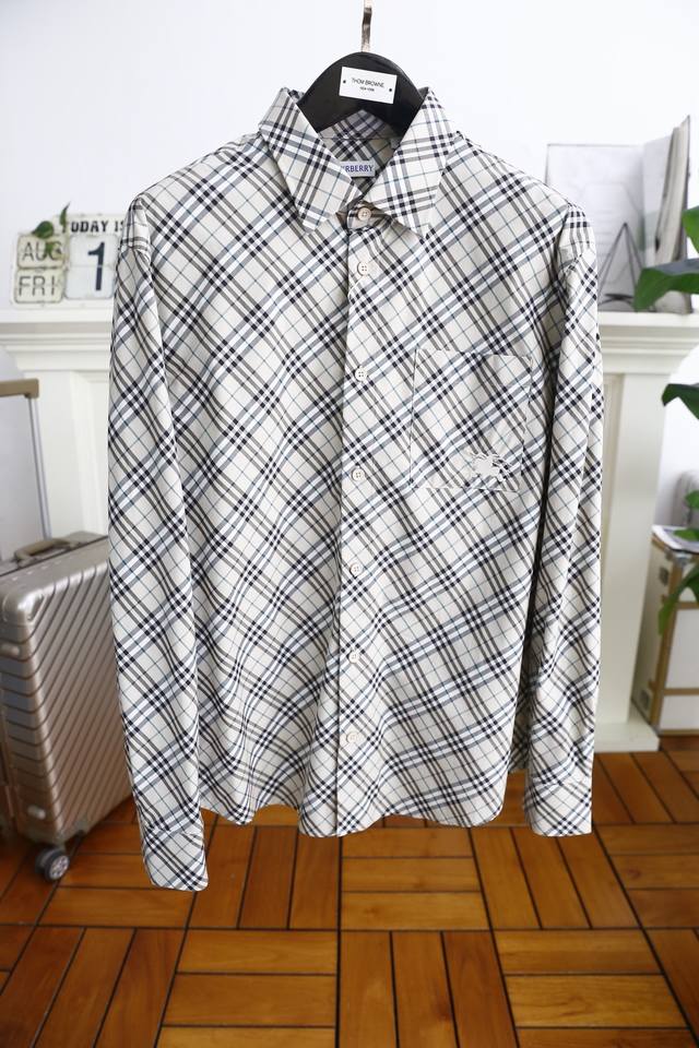Burberry*Rry. 26 Early Autumn Fashion New Arrival Men's Long-Sleeve Shirt Gw. M