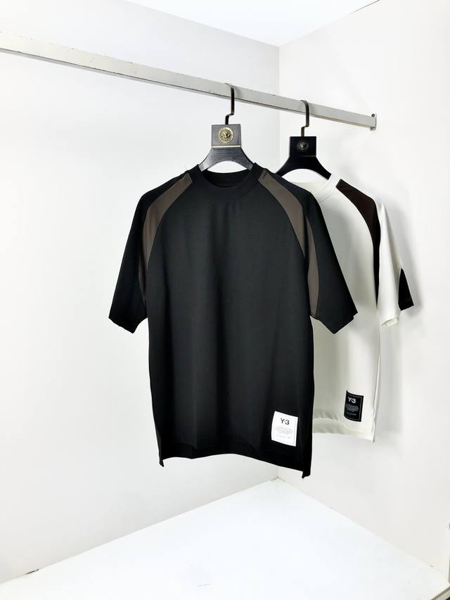 Y3. 2025 Spring/Summer New Arrival: Fashionable Crew Neck Short-Sleeve T-Shirt,