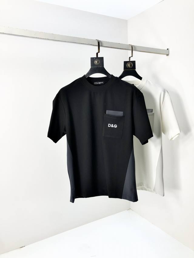 D&G. 2025 Spring/Summer New Arrival Fashionable Crew Neck Short-Sleeve T-Shirt,