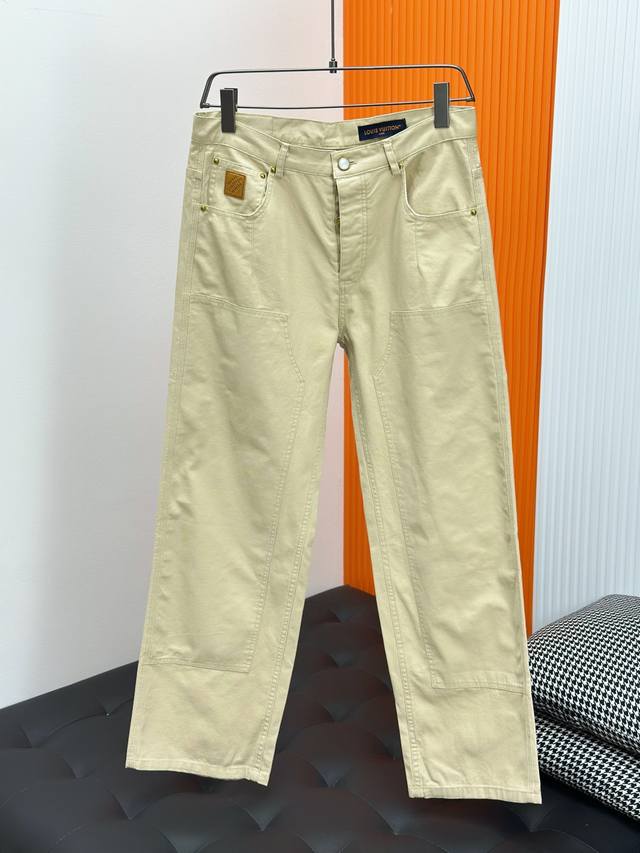 Louis Vuitton Denim Cargo Pants. Made of high-density denim fabric, these pants
