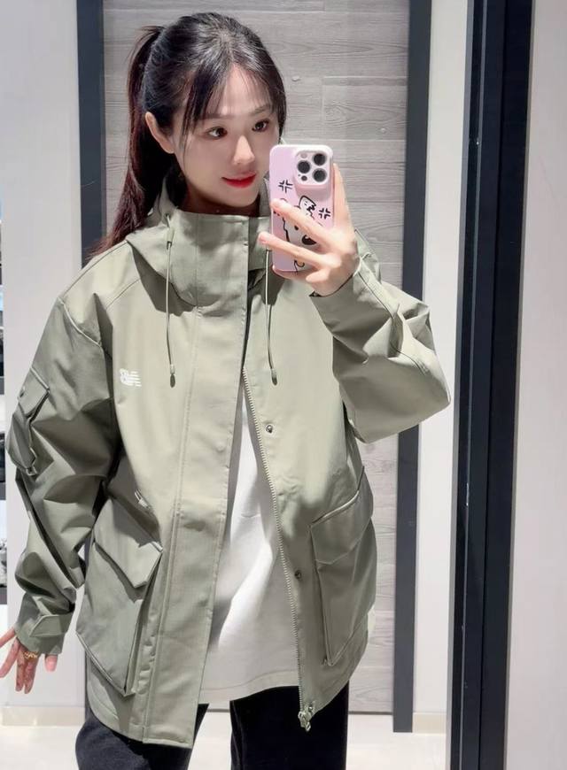 Model Image# Nb New Balance Overseas Version Workwear Couple Hooded Jacket Isn X