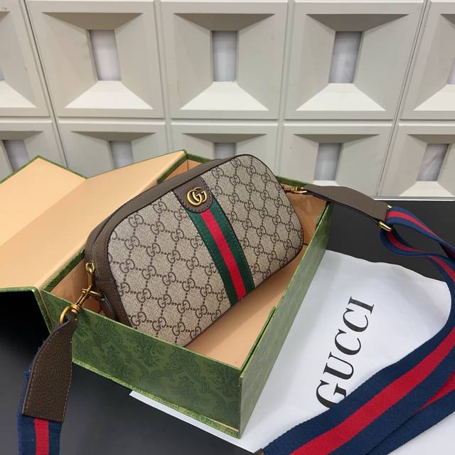 Gucci Ophidia Series Gg Camera Bag Shoulder Bag Unisex Crossbody Bag Classic and