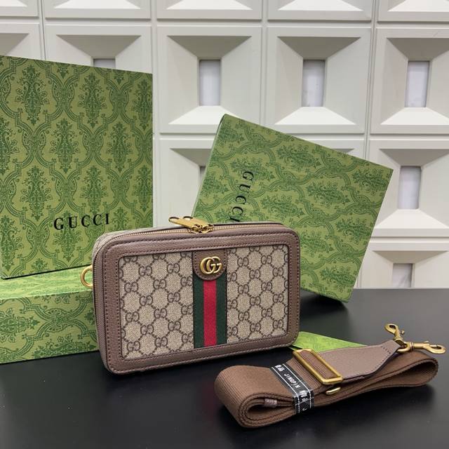 Gucci Gg Print Handbag Shoulder Bag Crossbody Bag Small Bag Real Product Photo O
