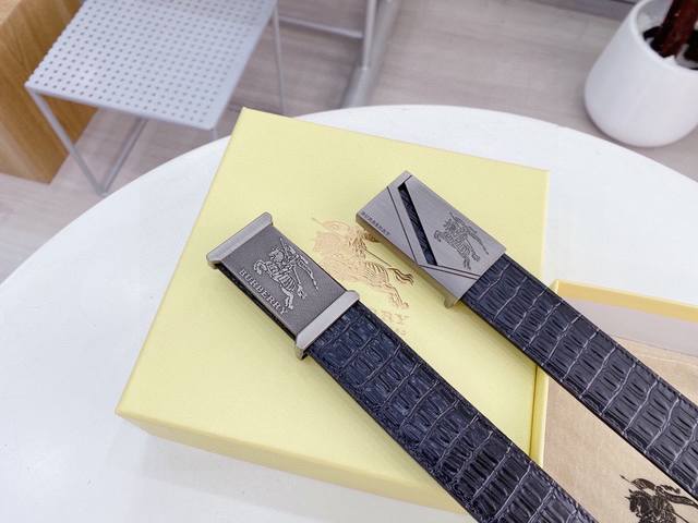 Burberry belts are from the world's largest luxury fashion holding company, ren
