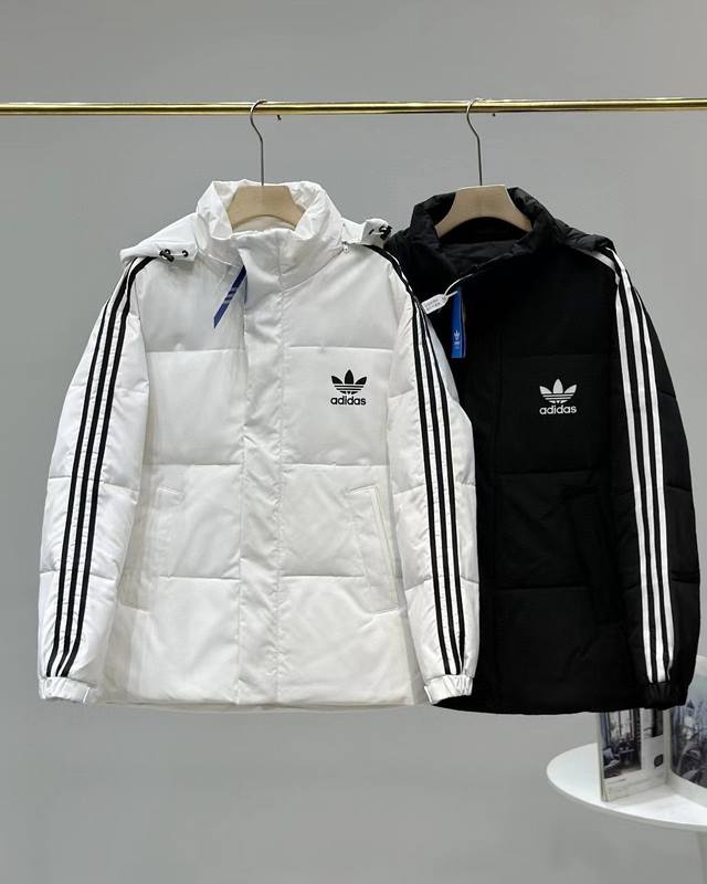 New Arrival! 2025Ss Winter New Adidas Classic Three-Stripe Down Jacket, Classic