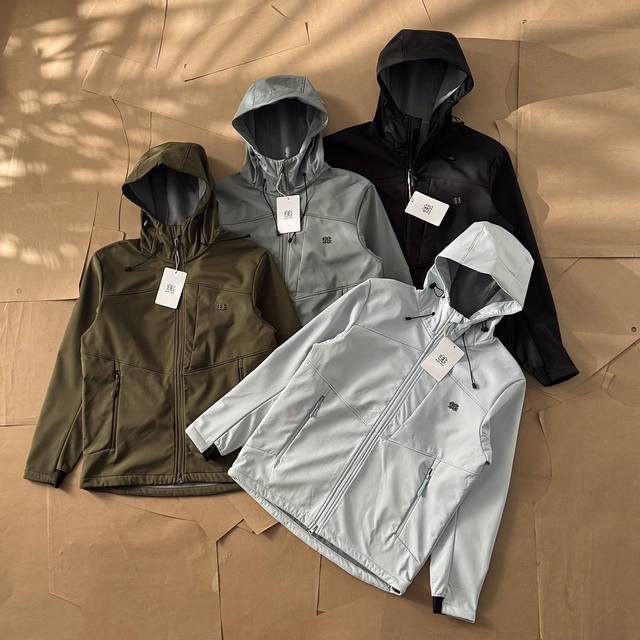 New Arrival! Kolon Sport High-Quality Winter Fleece-Lined Warm Outdoor Hooded So