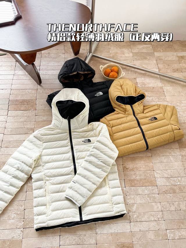 New Arrival! The North Face Reversible 90% Down Thick and Warm Down Jacket! Ladi