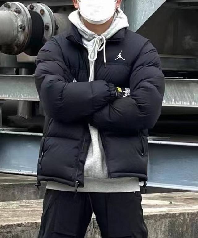 New Arrival! AJ Jumpman US Style Down Jacket! Must be 90% White Duck Down! Large