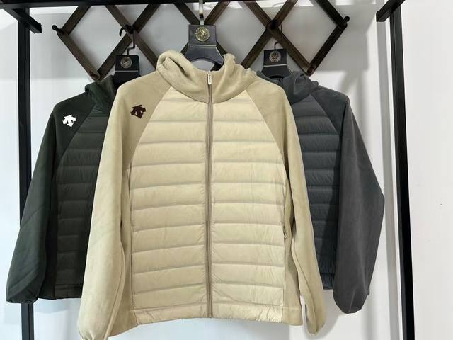 Descente Hooded Down Jacket #Descente Fw23 New Unisex Short Simple Warm B1323 Ho