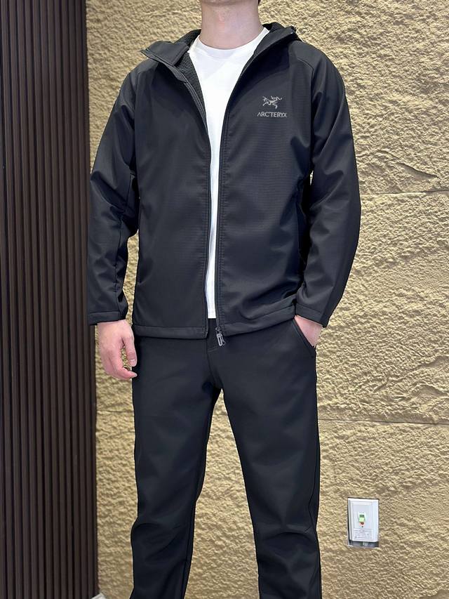 Arc'teryx 2025 Autumn/Winter New Arrival, Outdoor Couple Hooded Fleece-Lined So