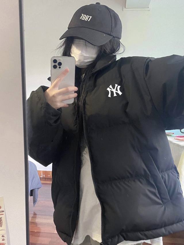 New Arrival! Mlb Cotton-padded Jacket, Unisex, Trendy and Versatile, 23Ss High-