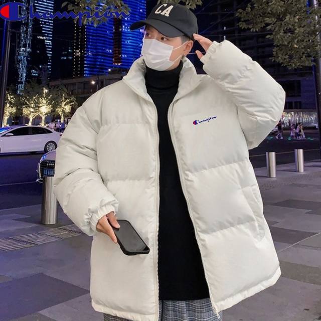 New Arrival: Champion Winter New Style, Unisex Stylish Stand Collar Loose Print