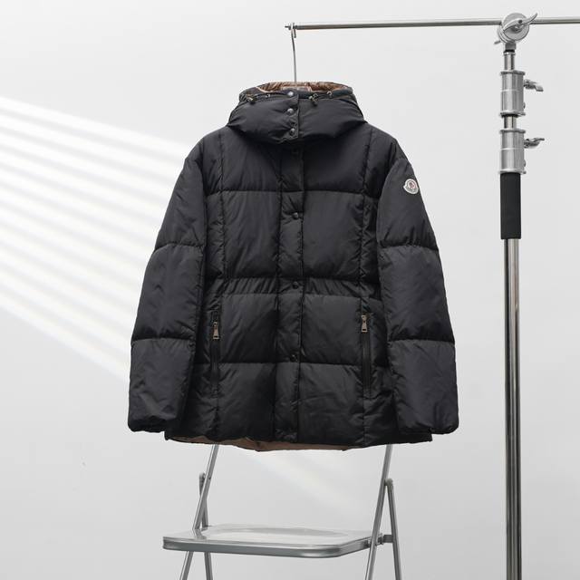 Factory direct supply Moncler Agneux Square Elastic Waist Hooded Down Jacket Co