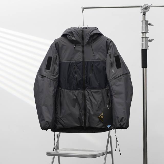 Factory direct supply Arc'TeryxحWu Jianhao's same style hooded down jacket Colo