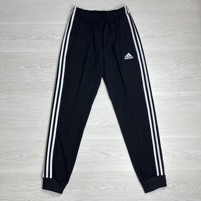 Adidas Originals classic embroidered three stripes athletic pants, spring/autumn