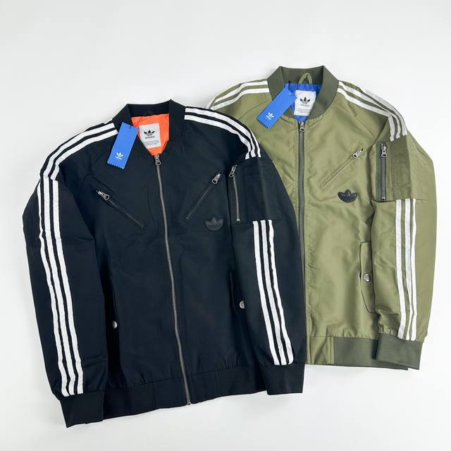 Adidas Originals Jacket Padded Series Pilot Sports Jacket, Loose Casual Outerwea