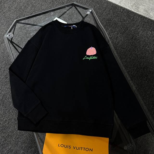 Louis Vuitton 25th Anniversary High-Quality Crew Neck Sweatshirt, Drop-Shoulder