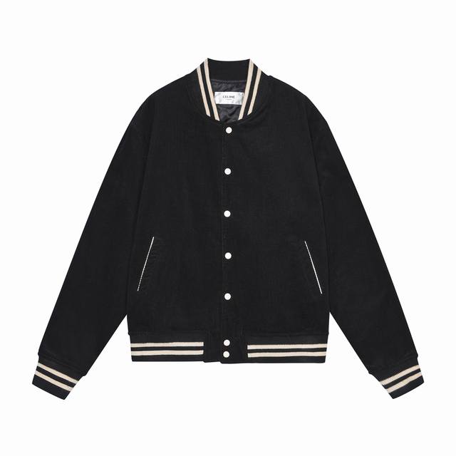 Celine Corduroy Baseball Jacket, Ootd. This corduroy and wool baseball jacket ha