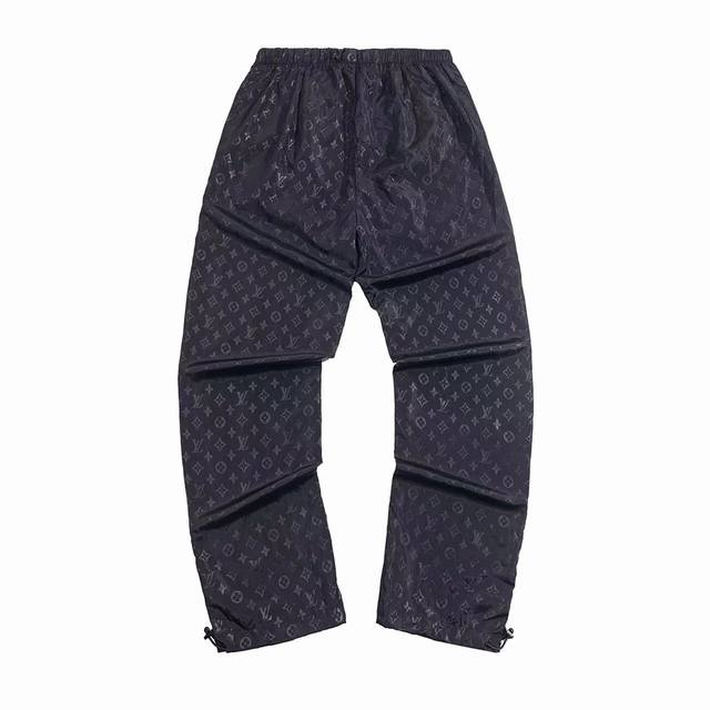 Hot Item 1V Classic Monogram Pattern Jogger Pants, Custom-woven Fabric, Minimum