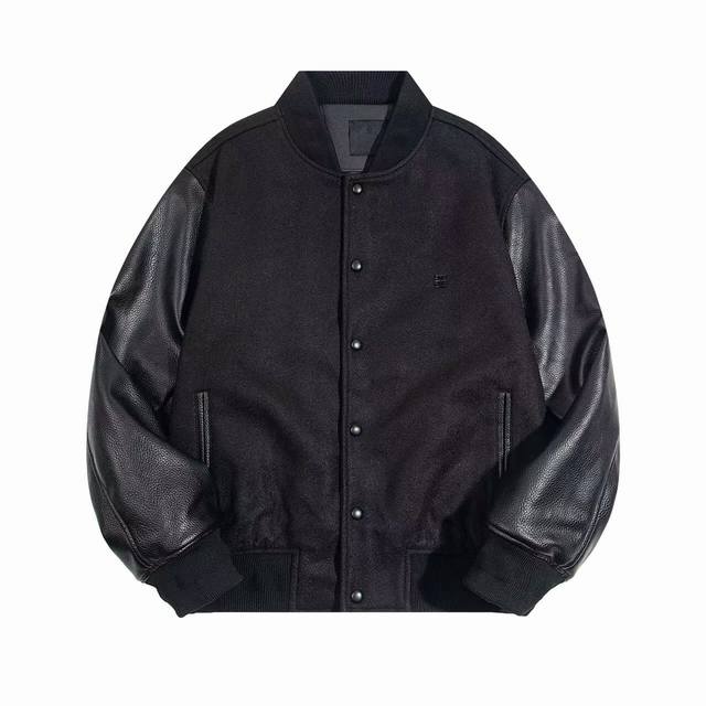 Gvc Givenchy 4G Logo Baseball Jacket. Made with a custom cashmere blend and Napp