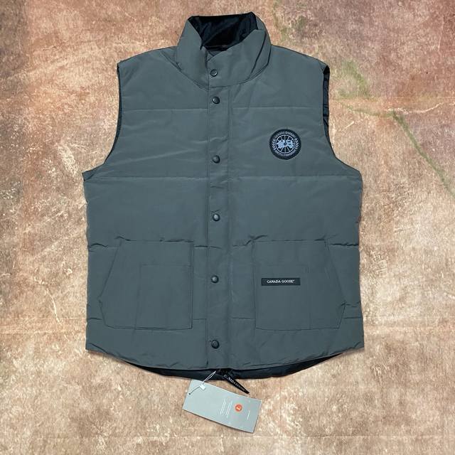 Black Canada Goose #Freestyle Canadian Crew 4154M Men's and Women's Down Vest #