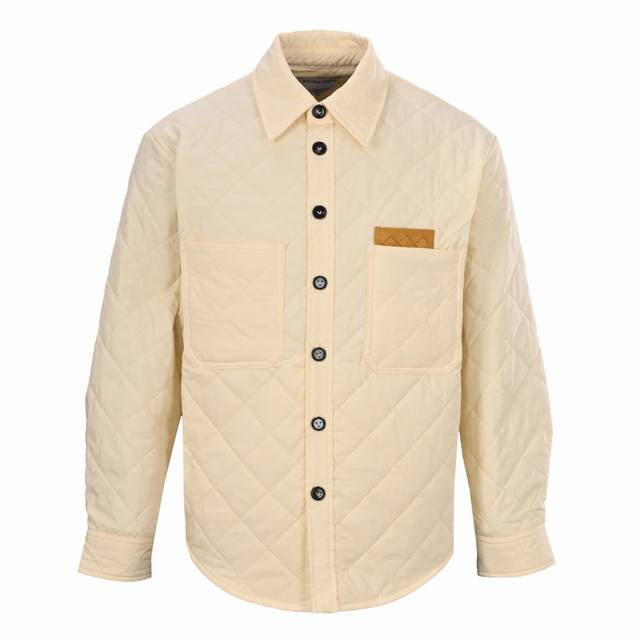 High-quality Bottega Veneta woven leather pocket lapel single-breasted quilted