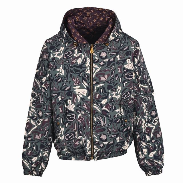 High-quality replica Louis Vuitton x Nigo collaboration camouflage reversible h