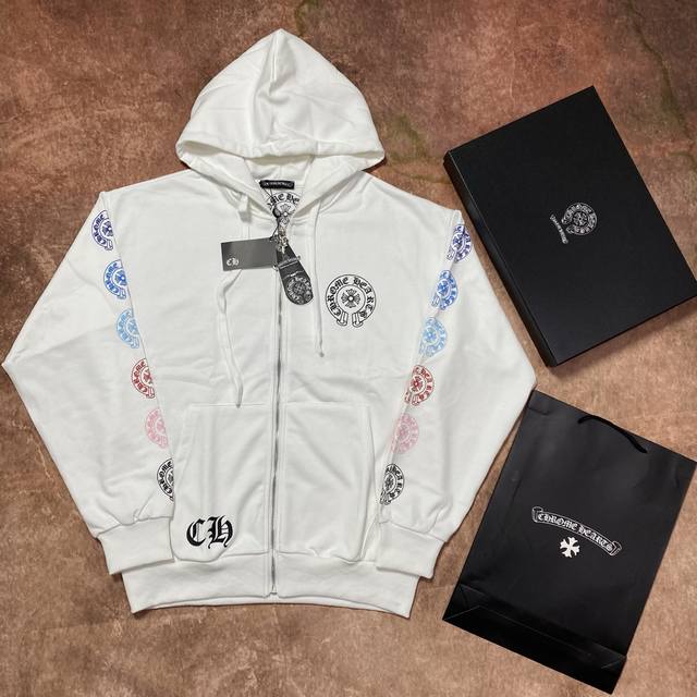 High-quality - Come Hearts Chromatic Horseshoe Sanskrit Print Zipper - High-wei