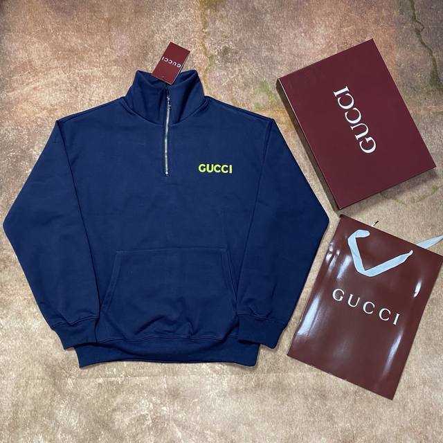 In Stock Gucci Embroidered Label Space Cotton Size SML XL The fabric is made of