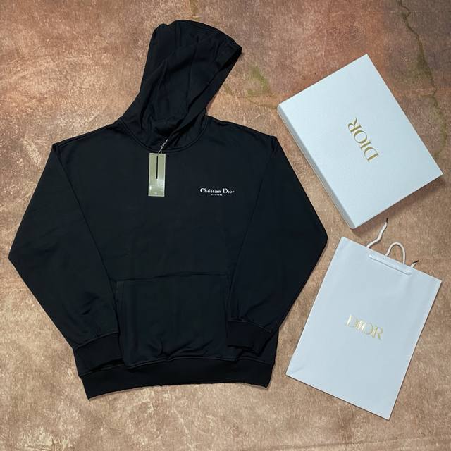 Top-tier version. Official website quality. Dior classic logo hooded sweatshirt