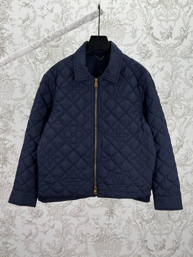 Louis Vuitton 25Ss New Monogram Quilted Jacket Shirt. This quilted jacket shirt