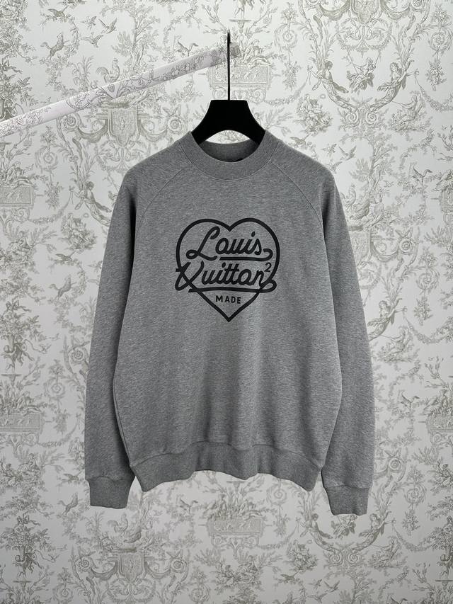 Louis Vuitton X Nigo2 Collaboration 25Ss New Style Comfortable Pullover Sweatsh