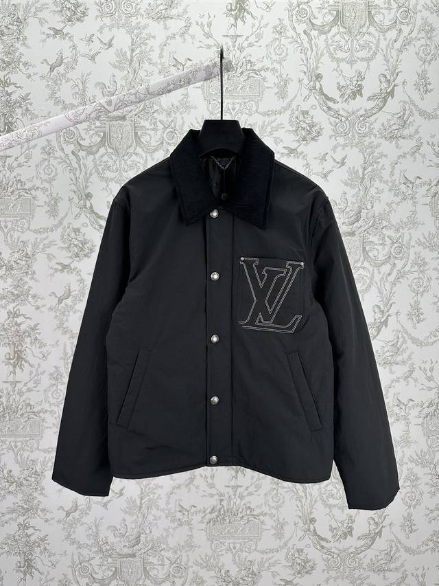 Louis Vuitton 25Ss New Nylon Blend Work Jacket. This work jacket features a sop